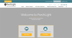 Desktop Screenshot of porchlightrental.com